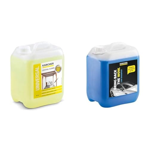 Image of Kärcher 5 L Canister Pressure Washer Detergent, Universal Cleaner & 5 L Canister Pressure Washer Detergent, Car Shampoo