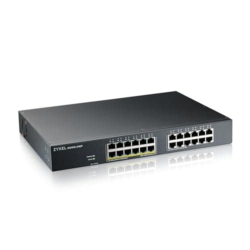 Image of Zyxel GS1915-24EP Managed L2 Gigabit Ethernet (10/100/1000) Power over Ethernet (PoE) 1U Black