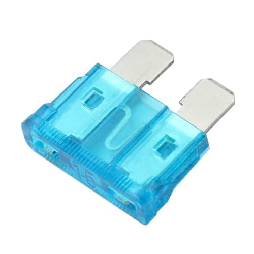 Image of Heschen Standard Blade Fuse ATC-15 Auto Assorted Car Truck 15A Blue Pack of 50