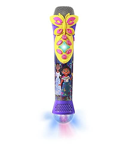Image of eKids Disney Encanto Karaoke Microphone with Bluetooth Speaker, Wireless Microphone Connects to Disney Songs Via EZ Link Feature, for Fans of Encanto Toys for Girls