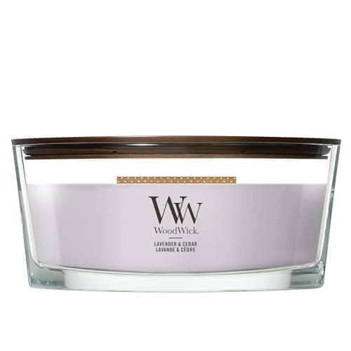 Image of WoodWick | Ellipse Candle | Lavender & Cedar | Great Gift for Women