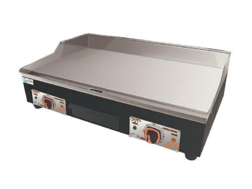 Image of Electric Commercial Griddle Hotplate 73 cm Flat Grill With UK Double Plugs