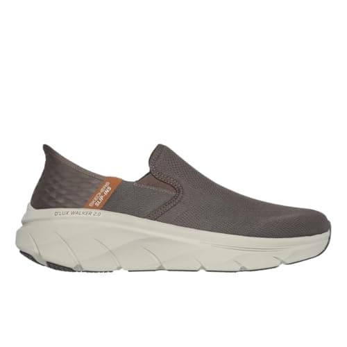 Image of Skechers Mens Trainer D'LUX Walker 2.0 Reeler, Brown, 9