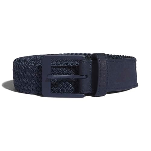 Image of adidas Men's BRAIDED STRETCH BELT, collegiate navy, XXL