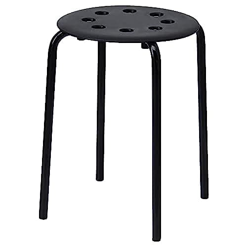 Image of Ikea MARIUS - Stool, black