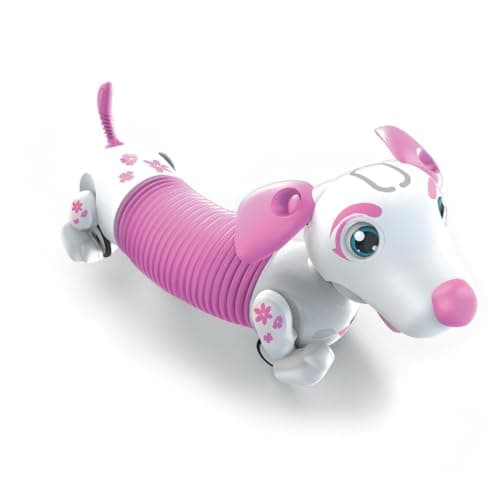Image of SilverLit Robo Dash D Pink - Robotic Puppy Toy Dog Gesture & Direct Control Touch Sensor Robo Dog Robot for Kids