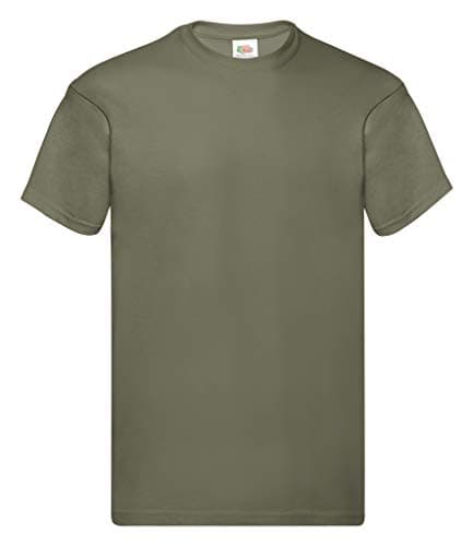 Image of Fruit of the Loom Men's Original T. T-Shirt, Classic Olive, X-Large