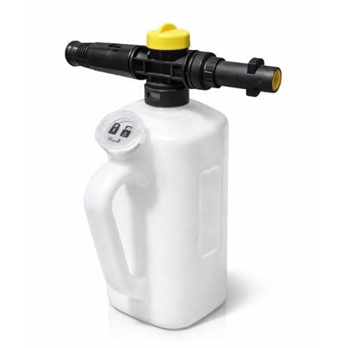 Image of Snow Foam Lance, Foam Cannon for Karcher K2, K3, K4, 1L Pressure Jet Bottle Snow Foam Bottle Cannon Washer with Adjustable Spray Nozzle and Shampoo Measuring Cup