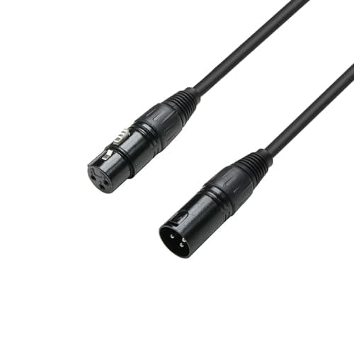 Image of Adam Hall 3 Star Series 1.5m XLR Male to XLR Female DMX Cable