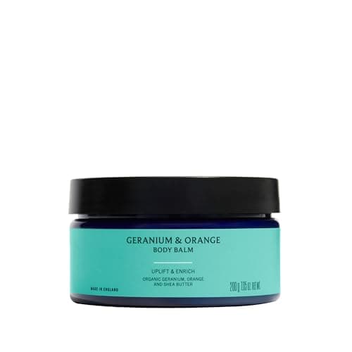 Image of Neal's Yard Remedies Geranium and Orange Body Balm | Uplifting Moisture Boost | 200g