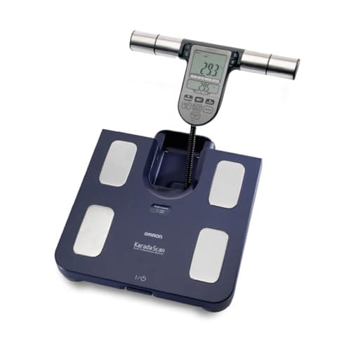 Image of OMRON BF511 Family Body Composition Monitor with 8-Sensor Full Body Measurement, BMI, Body Fat Percentage Analysis - Digital Weighing Scale for Adults/Kids (from 6 Years) - 330 lbs / 150 kg Capacity