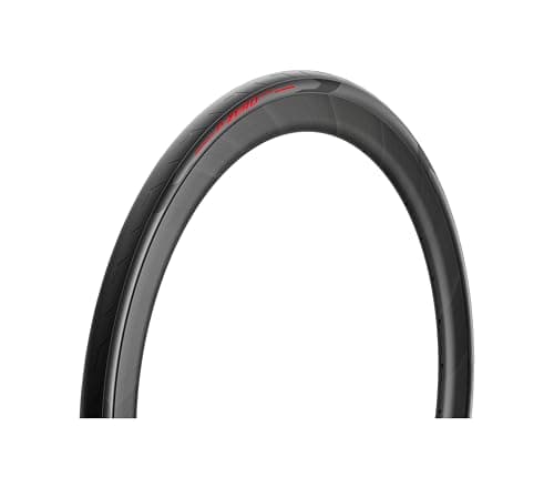 Image of Pirelli P-Zero Race Folding Road Bike Tyre, Clincher, 700 x 26c, Red