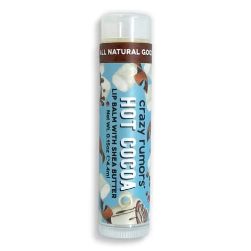 Image of Crazy Rumors Hot Cocoa Shea Butter Soothing Lip Balm Stick for Dry Lips, 100% Natural and Vegan 4g