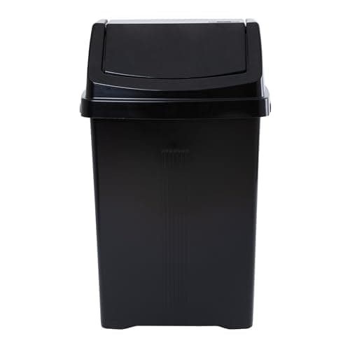 Image of Wham Casa 50L Swing Bin (Black)
