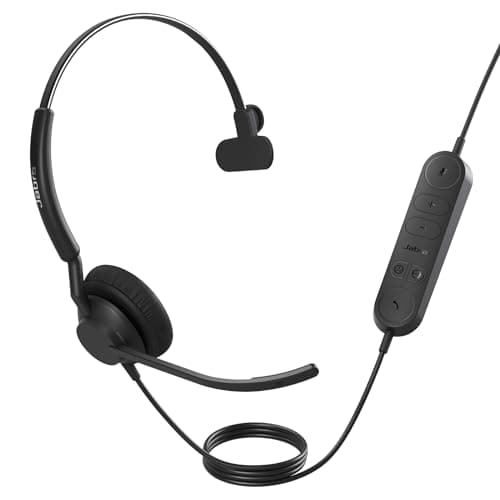 Image of Jabra Engage 40 Telephone On Ear Headset Wired Mono Black Microphone Noise Cancelling Headse