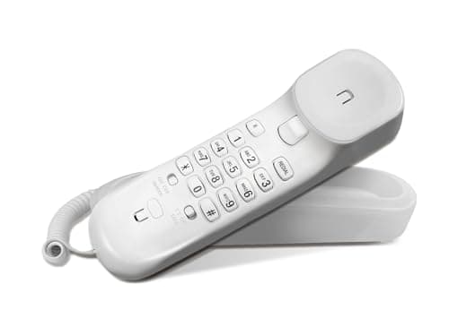 Image of VTech CD1100 Trimstyle Corded Home Phone.No AC Power Required,Landline Phone with last number redial key,ringer control,receiver volume control,recall key,hearing aid compatible,table&wall mountable