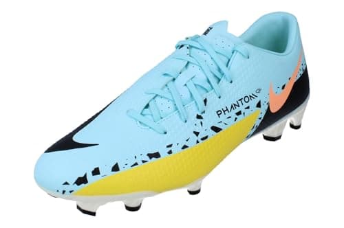 Image of NIKE Phantom GT2 Academy FG/MG Mens Football Boots DA4433 Soccer Cleats (UK 8 US 9 EU 42.5, Glacier ice Black 407)