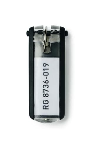 Image of Durable Key Clips - Pack of 6 Innovative key Clips for Clear and Easy Organisation of Keys - Ideal for Use with DURABLE Key Safes
