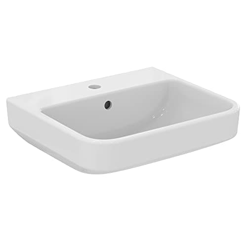 Image of Ideal Standard i.Life B 50cm Bathroom Sink/Basin, 1 tap Hole, E256201, White