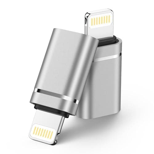 Image of USB C to Lightning Adapter,2Pack USBC Female to Lightning Male Adaptor,iPhone to Type C Adapter Support Fast Charging/Data Sync,Charging Cord Connector for iPhone 14/13/12/11/Pro Max,Not for Audio/OTG