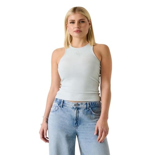 Image of GUESS W6RP39KD092 Long Sleeve T-Shirt L Blue