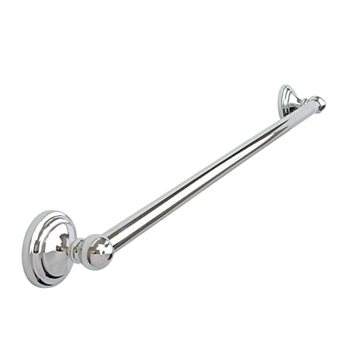 Image of 60cm Single Towel Rail Rack Holder Bar Wall Mounted Bathroom Kitchen Chrome Polish