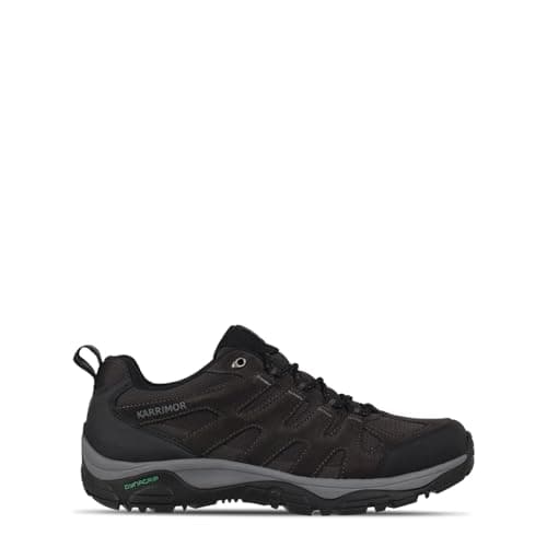 Image of Karrimor Summit Mens Leather Walking Shoes Charcoal 10 (45)