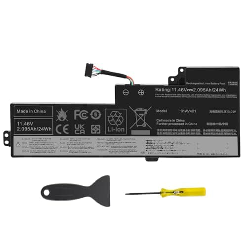 Image of ASUNCELL 11.46V/24Wh 01AV421 Laptop Battery for Lenovo ThinkPad T470 T480 A475 A485 TP25 (Anniversary Edition 25) Series, 01AV421 01AV419 01AV420 01AV489 SB10K97576 SB10K97577 SB10K97578