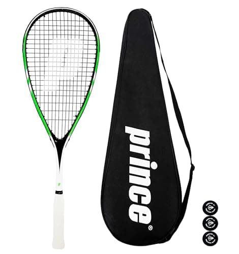 Image of Prince Team 400 & 450 Squash Racket Series, including Full Length Protective Squash Racket Cover & 3 Squash Balls (Team Beast 400)