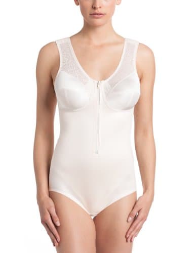 Image of Anita Comfort Women's Comfort relief corselette Mylena Plain Non-Wired Bodysuit, Off-White (Angelskin 017), 44B (Manufacturer Size: 100B)