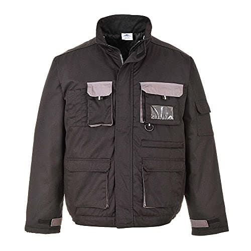 Image of Portwest Texo Contrast Jacket - Lined, Color: Black, Size: S, TX18BKRS