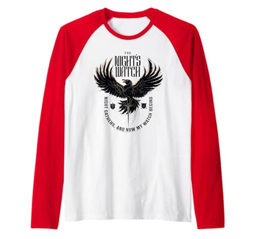 Image of Game Of Thrones The Night's Watch Raglan Baseball Tee
