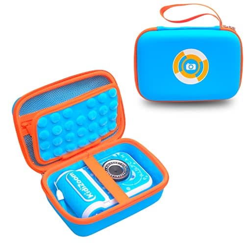 Image of BTOPCASE Carrying Protective Storage Case For VTECH Kidizoom Printcam/Duo/DX/Deluxe/Twist/Pix Selfie Camera (Light Blue)