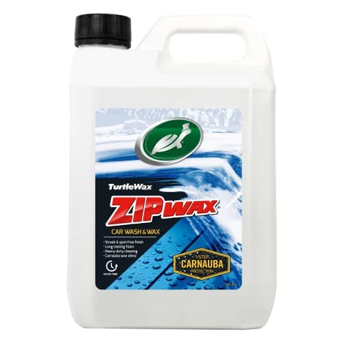 Image of Turtle Wax 52821 Zip Wax Super Concentrated Car Wash Shampoo & Wax 2.5 Litre
