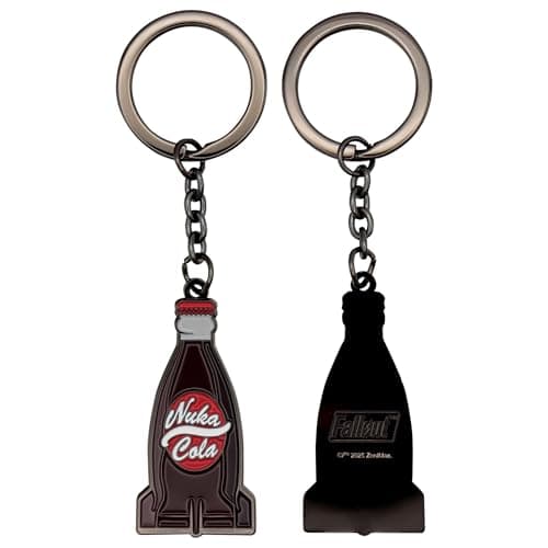 Image of FaNaTtik Fallout Limited Edition Nuka-Cola Metal Keyring - Individually numbered