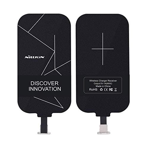 Image of Wireless Qi Receiver, Ultra Thin Wireless Charging Receiver for iPhone 7 Plus / 6 Plus / 6S Plus, Universal Charger Receiver for Qi Charging Pad