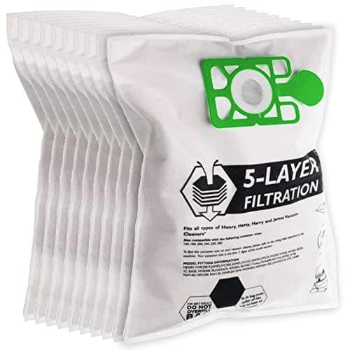 Image of SPARES2GO SMS Dust Bags for Karcher T7/1 T9/1 T10/1 T12/1 Vacuum Cleaner (Pack of 10)