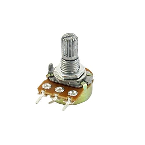 Image of Type B B10K 10K Ohm Rotary Knob Potentiometer Tapered 7mm Linear Diameter