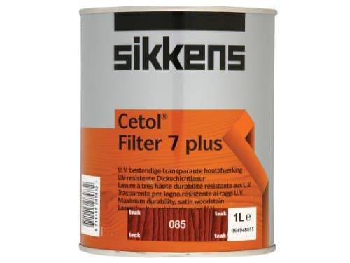 Image of Sikkens SIKCF7PT 1L Cetol Filter 7-Plus Translucent Woodstain Teak
