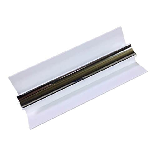 Image of DBS Silver Internal Corner Trim 10mm for Shower Wall Panels Bathroom Cladding Chrome