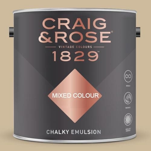 Image of Paint Stop CRAIG & ROSE 1829 CHALKY EMULSION PALE OAK 2.5L