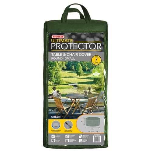 Image of Bosmere Ultimate Protector Circular Patio Set Cover 4 Seat Green U515XLG