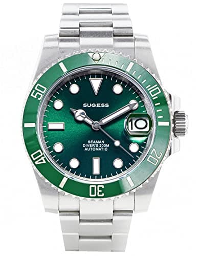 Image of Sugess Ocean Star 200M Water Resistance 316L Stainless Steel Ceramic Bezel NH35A Automatic Mechanical Diver Men's Watch SG116610LV