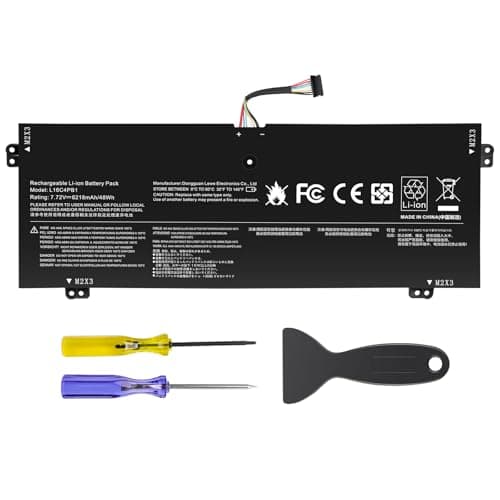 Image of ASUNCELL 7.72V/48Wh L16C4PB1 Laptop Battery for Lenovo Yoga 720-13.3" Series Yoga 720-13IKB Yoga 730-131WL Yoga 730-13lKB, L16C4PB1 L16L4PB1 L16M4PB1 5B10M52738 5B10M52739 5B10M52740 2ICP4/43/110-2