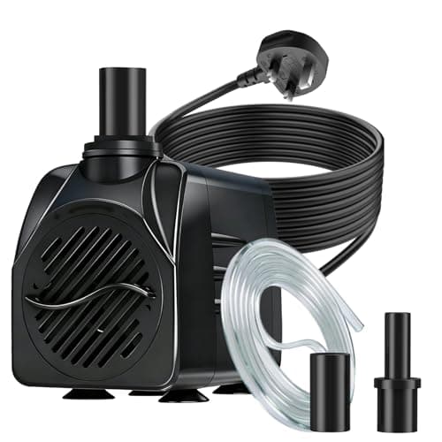 Image of SongLong 800L/H 16W Wire Length: 3m Submersible Water Pump - Ultra Quiet, 1.6M High Lift & Over Heating Protection for Water Features, Hydroponics, Fountains, Ponds