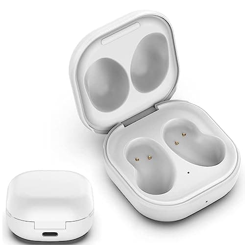 Image of Charging Case for Galaxy Buds Live, Replacement Charger Dock Station for Samsung Galaxy Buds Live SM-R180 Wireless Bluetooth Earbuds,Fast Charging USB Earbuds Charging Case(White)
