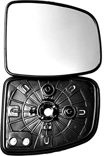 Image of LT2CP Replacement Heated Wing Mirror Glass for Honda Jazz and City 2013-2019 Right UK Driver Side Clip-On Clear