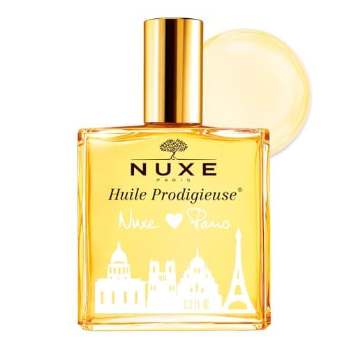 Image of Nuxe Huile Prodigieuse Multi-Purpose Dry Oil 100ml, Limited Edition Eiffel Tower Design, Legendary Dry Oil, Nourishes, Repairs & Beautifies Face, Body & Hair, Vegan Formula