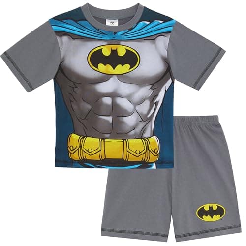 Image of DC Comics Batman 100% Cotton Short Novelty Pyjamas 9-10 years