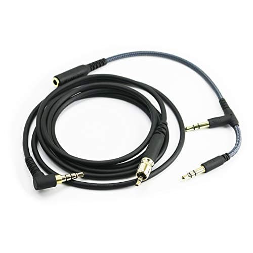 Image of Replacement Audio Cable Compatible with Sennheiser Game ONE, Game Zero, PC 373D, GSP 500, GSP 350, GSP 600 Gaming Headsets (2m/6.6ft)